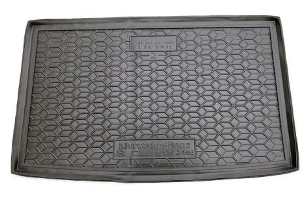 коврик багажника Mercedes W246 (B-class) электричка II 2014-> короткий, 2-х уровн. полка