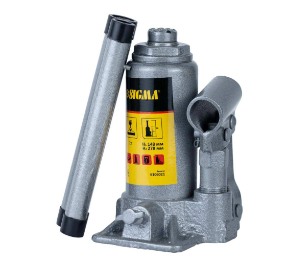 домкрат гидравл.  2Т  148-278мм  (коробка) Sigma