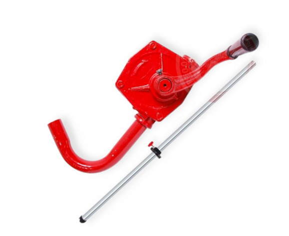 насос ручной для бочки с маслом шнековый 16л/мин Intertool