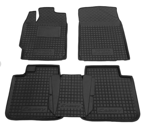 коврики салона Toyota Camry XV 50 2011-2017 борт 2,5см, с перемычкой