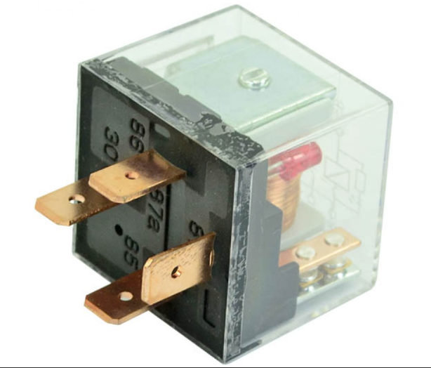 реле  стартера 12В  4-конт. 40А с индикатором (R.BCO) 4P-40А 12V - зображення 2