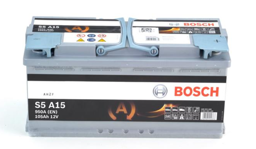 Аккумулятор Bosch S5 AGM 105Ah, EN 950 правый "+" 393x175x190 (ДхШхВ) с-ма START-STOP