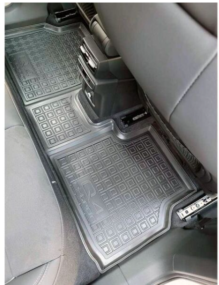 коврики салона Audi Q4 e-tron 2021->  борт 2,5см, с перемычкой 12003 - зображення 3