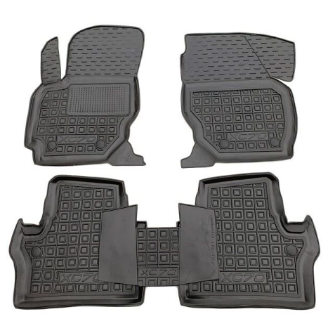 коврики салона VOLVO XC70 2007-> борт 2,5см, с перемычкой