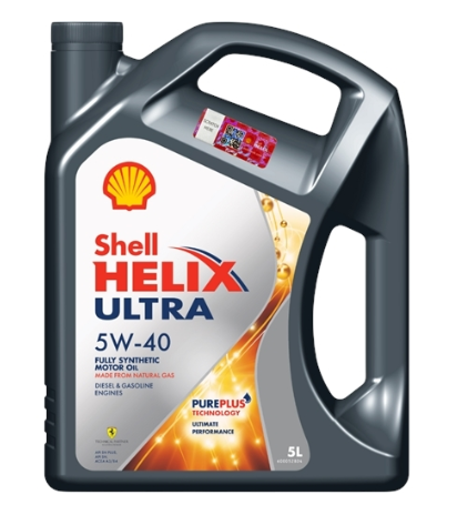 масло Shell 5W-40 Helix Ultra (5л)