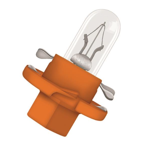 лампа БЦ 12V 1,1W Bax8.4d OSRAM с патроном