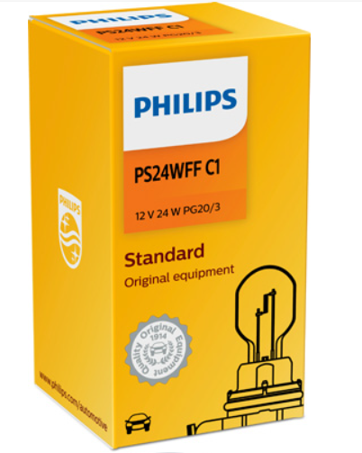 лампа A 12V PS24W PG20/3 PHILIPS