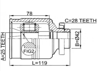 ШРУС внутрішній