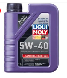 Моторна олива SAE 5W-40 SYNTHOIL HIGH TECH (API SM/CF;ACEA A3-04/B4-04, MB 229.3) 1л