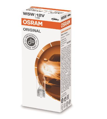 лампа БЦ 12V 5W W2.1х9.5d OSRAM