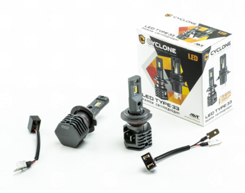 лампа LED H7 12V Type 33 12W 5000K 4800L радиатор