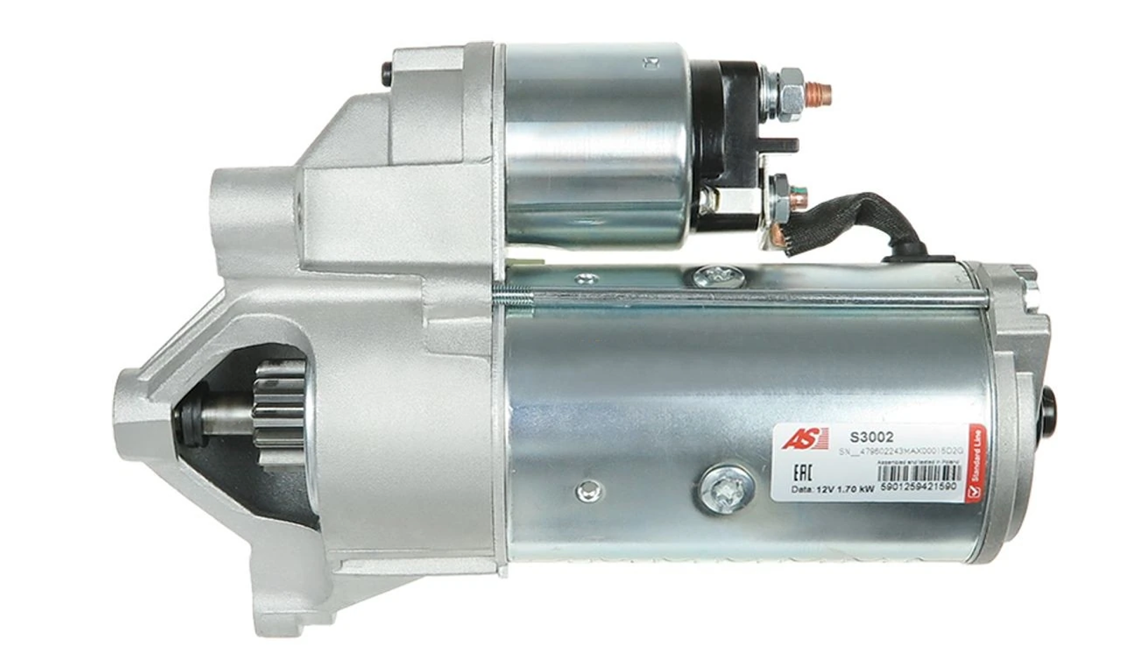 стартер Citroen Berlingo, Fiat Scudo, Peugeot Partner 1.9/2.0D 96-> (1.7kw) (z=11)  (AS-PL)