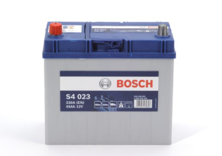 Аккумулятор Bosch (J) S4 Silver 45Ah, EN 330, левый "+" 238х129х227 (ДхШхВ)