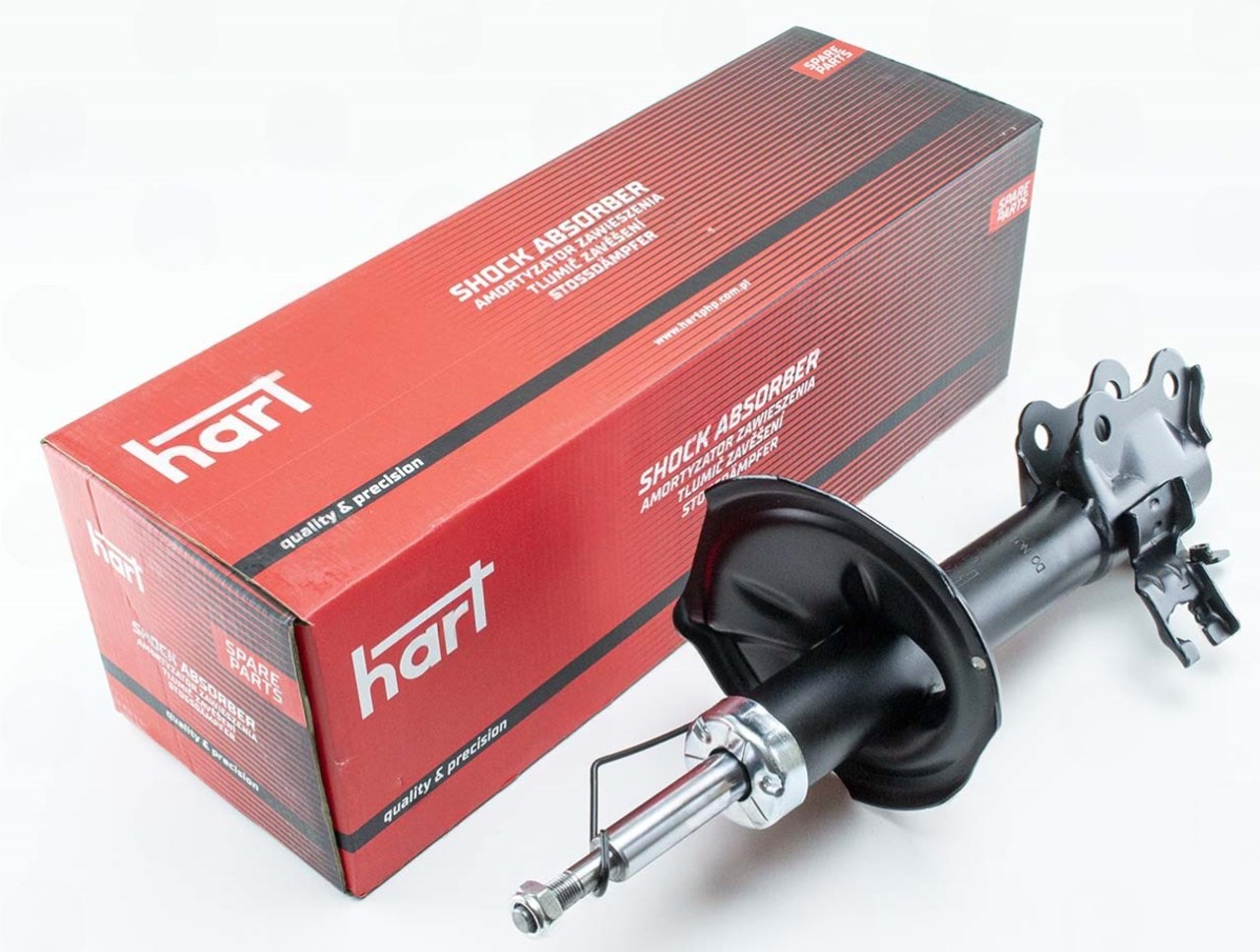 амортизатор пер. Nissan Almera N16 левый L <-06  (HART)