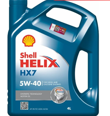 масло Shell 5W-40 Helix HX7 (4л)