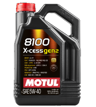 масло Motul 5W-40 8100  X-Cess (5л)