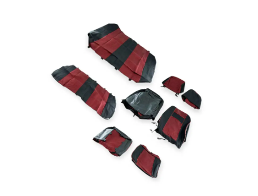 чехлы салона универс. Universal B NIKA "ткань" красные