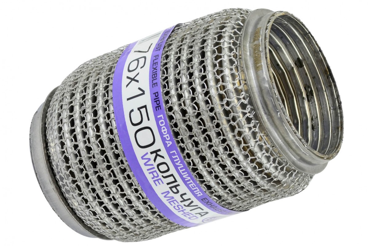 гофра 76х150  3-х слойная (EuroEx) интерлок, кольчуга