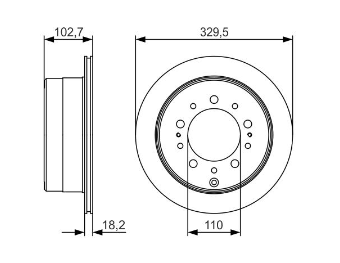 Гальмівний диск 0986479R15 - зображення 3