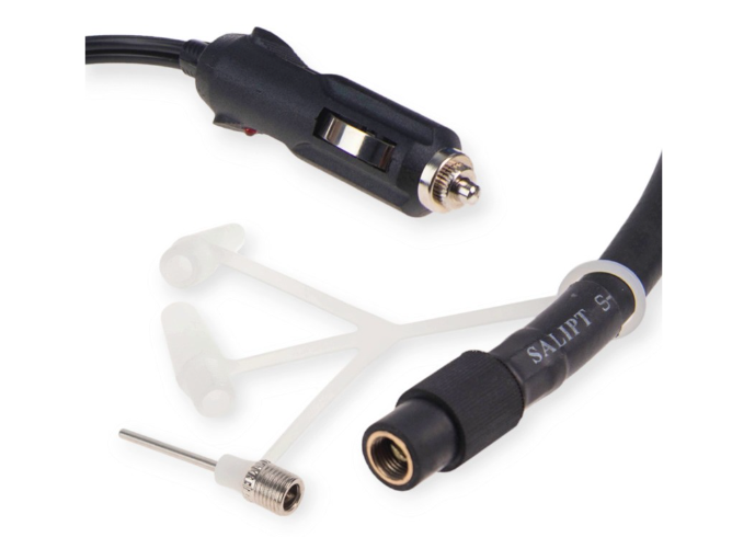 компрессор Vitol  10атм/ 40л/1,2м шланг/прикур/сумка/автостоп/2 режима К-52 - зображення 4