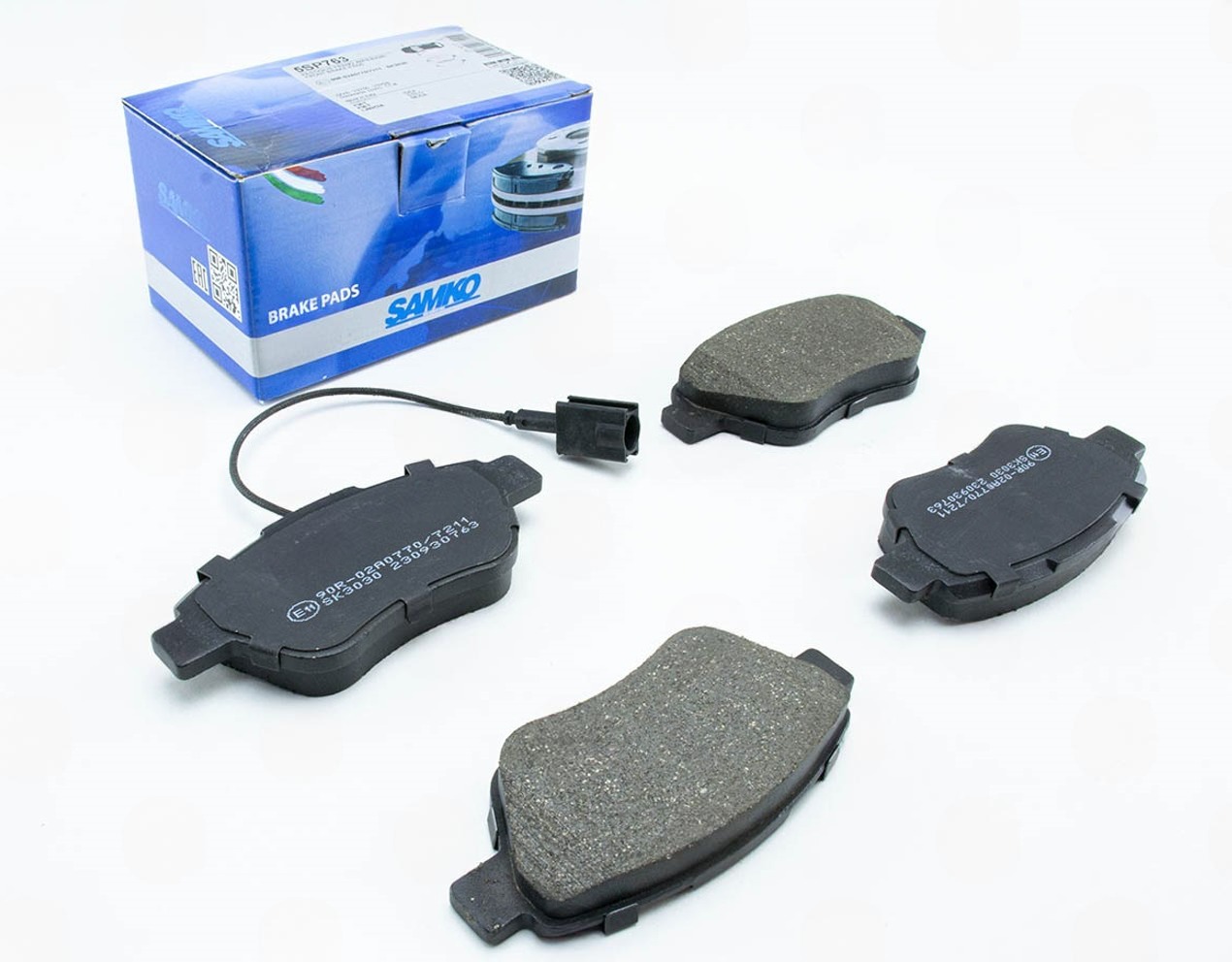 колод.торм. пер. Fiat Doblo, Stilo, Citroen Nemo, Peugeot Bipper 01->  (LPR-Samko)