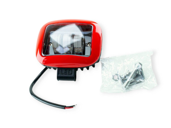 фара дополнительная LED  прямоуг. 120х95х50 (Д/В/Ш) 30W Red