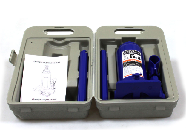 домкрат гидравл.  6Т  200-385мм  (футляр) Lavita LA JNS-06PVC - зображення 2