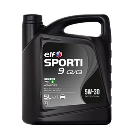 Моторна олива Elf Sporti 9 C2/C3 / 5W30 / 5л. / (ACEA C2/C3, MB 229.52, GM Dexos 2 )