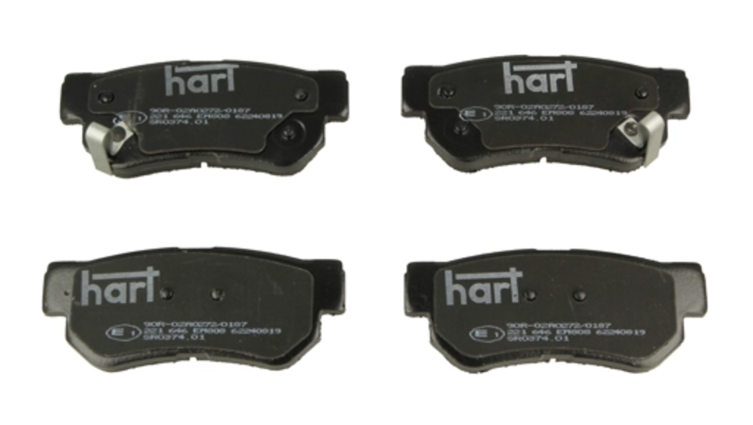 колод.торм. зад. Hyundai Matrix, Santa FE I, Sonata IV-V,  (HART)