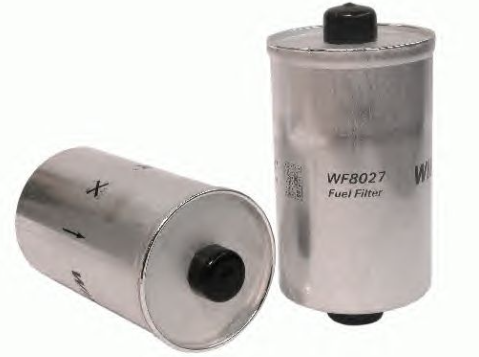 фильтр топливный Audi 80, 90, 100, 200, A6 2.0-2.8 (бензин) >97 (h-155mm)  (WIX)