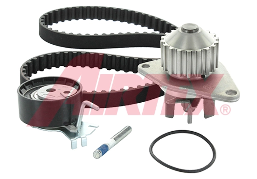 ремкомплект ГРМ (ремень+ролики+помпа) Citroen C1, C3, Peugeot 106, 206 1.1 02->  (AIRTEX)