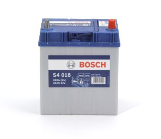 Аккумулятор BOSCH  40Ач 330А S4 ASIA (B19) (0) правый + (2 года гар) т.к