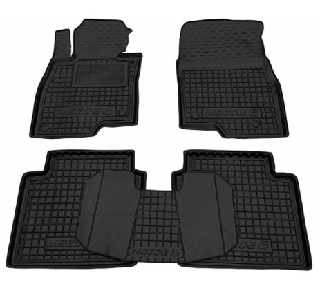 коврики салона Mazda 6 III 2013-> борт 2,5см, с перемычкой