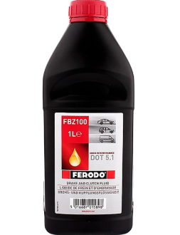 Гальмівна рідина FERODO FLUID 260 DOT 5.1 / 1 л. /
