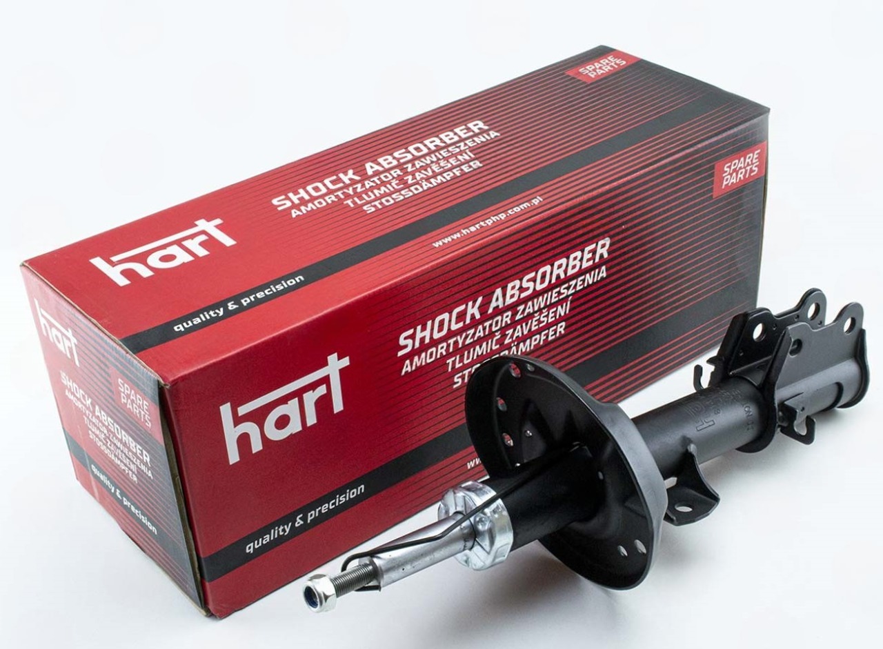 амортизатор пер. Fiat Fiorino, Qubo, Peugeot Bipper, Citroen Nemo правый R 08->  (HART)