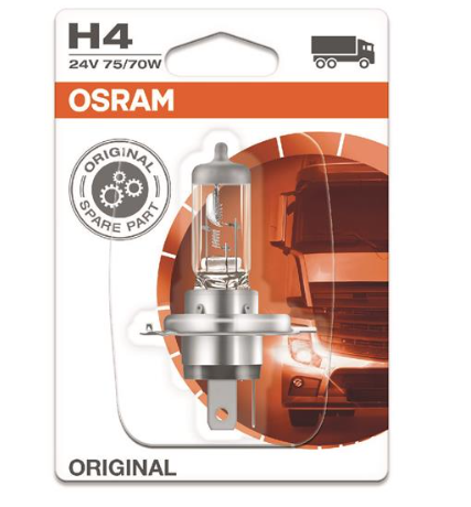 лампа H4 24V 75/70 (43) OSRAM  блистер