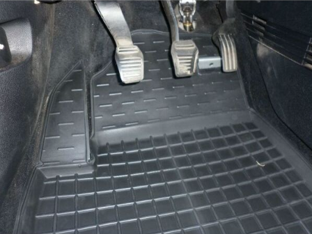 коврики салона Ford Fiesta V 2002-2008 борт 2,5см, с перемычкой 11181 - зображення 3