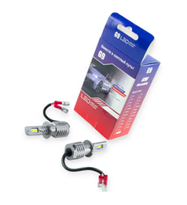 лампа LED H3 12V-24V G9 5500K 60W 12000L радиатор
