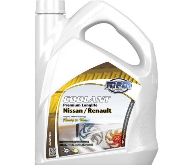 Антифриз MPMOIL Premium Longlife Renault-Nissan / -40°C / жовтий / 5л. /