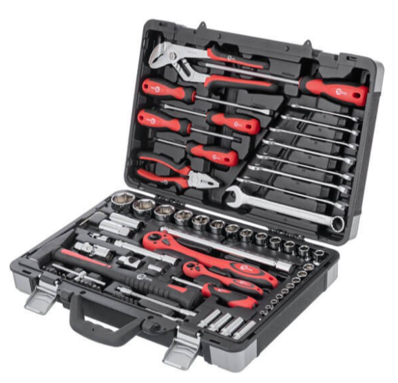 набор инструмента 1/2",1/4"   78 шт  с битами, ключами  Тайвань