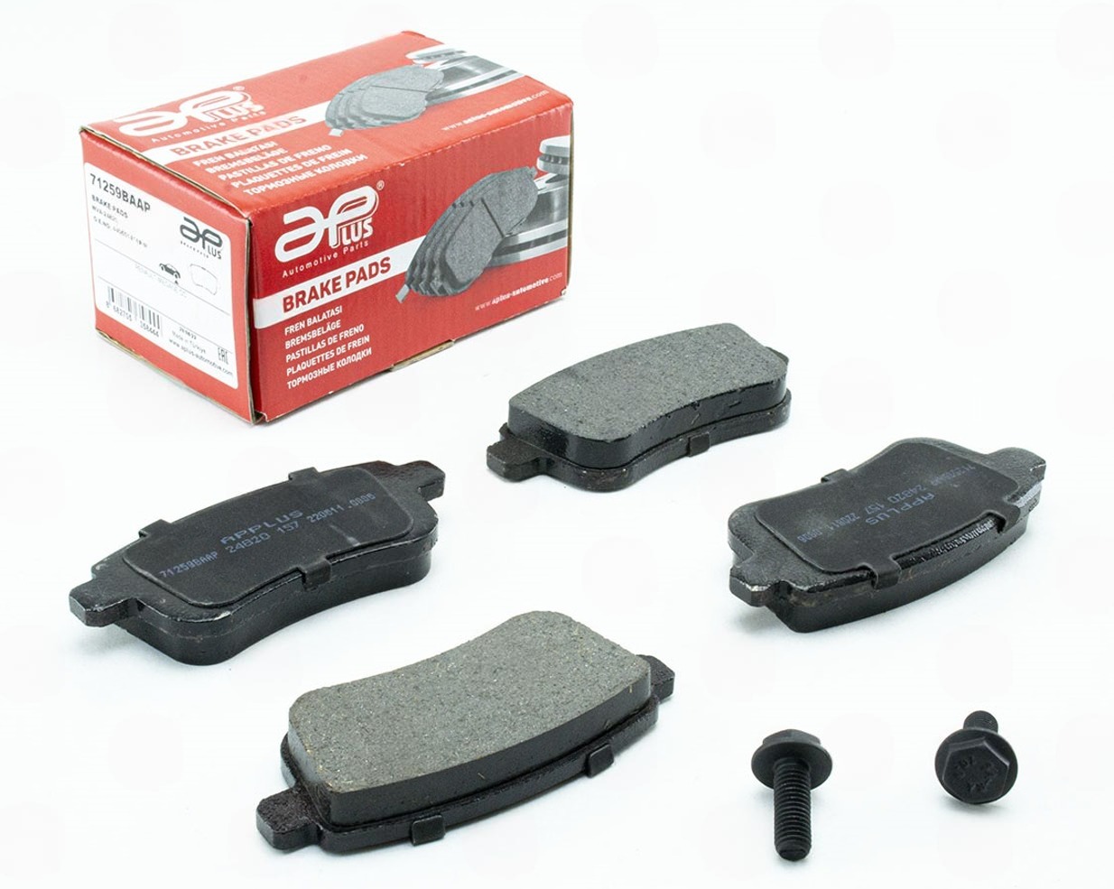 колод.торм. зад. Renault Megane III, Scenic III 08->  (APLUS)