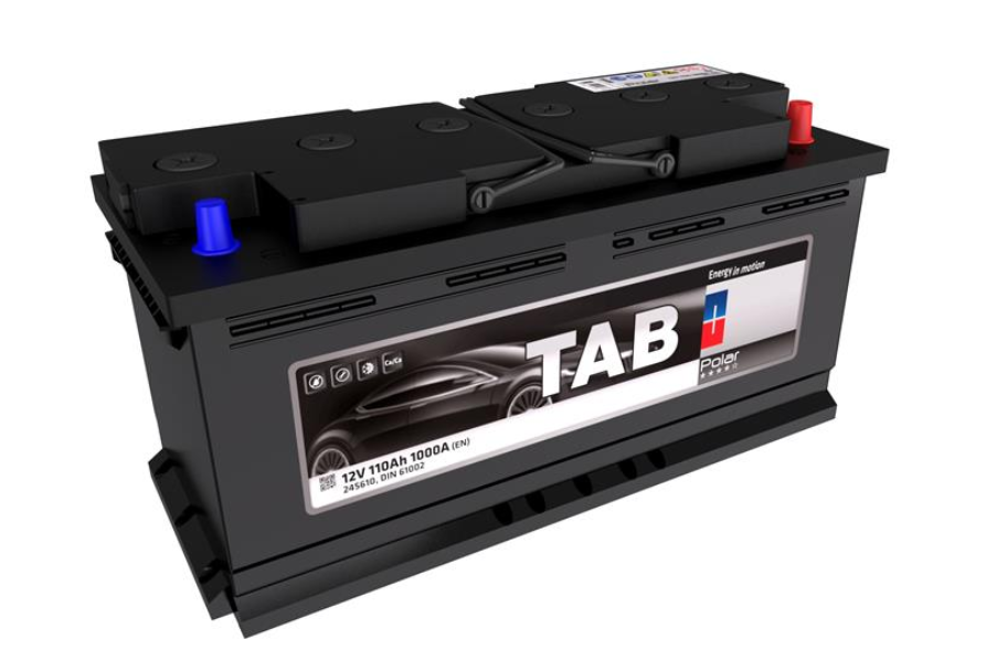 АКБ TAB POLAR, R"+" 110Ah, En1000 (394 x 175 x 190) правый "+", днищевая планка:b13