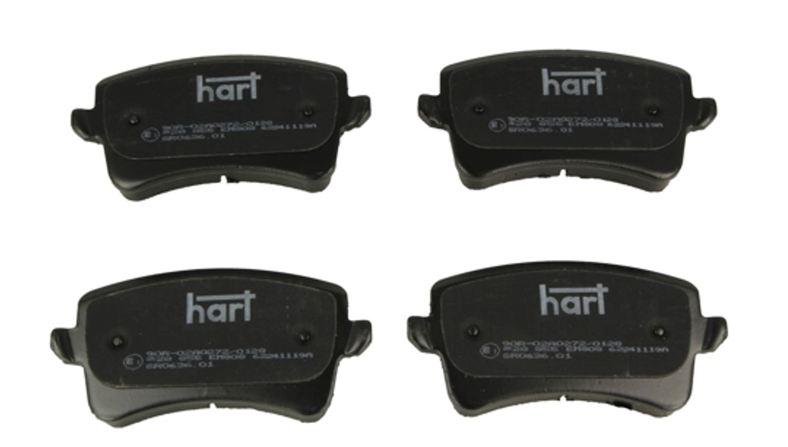 колод.торм. зад. Audi A4, A5, Q5 07->  (HART)