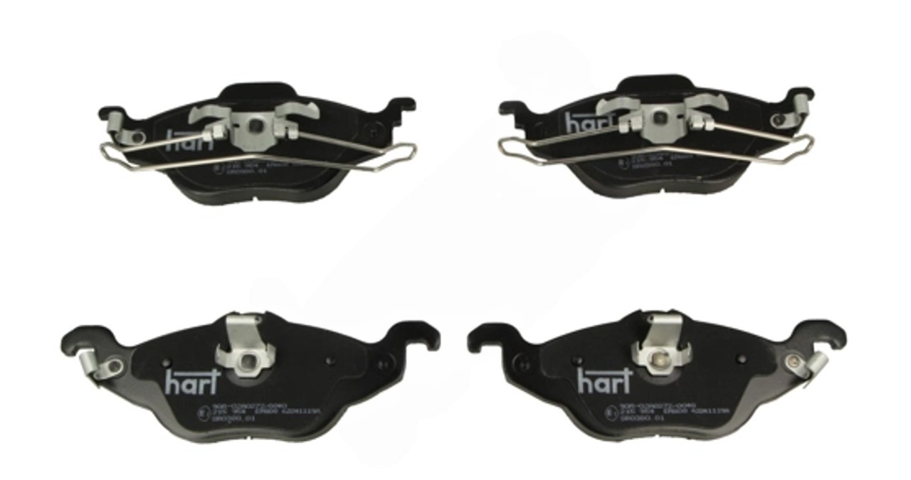 колод.торм. пер. Opel Astra G 1.2-1.4-1.6i (98-10), Zafira A сист. ATE  (HART)