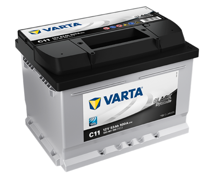 Аккумулятор VARTA BLACK DYNAMIC 53Ah, EN 500, правый "+" 242x175x175 | 6СТ-53 АзЕ