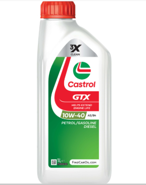 масло Castrol 10W-40 GTX A3/B4  (1л)