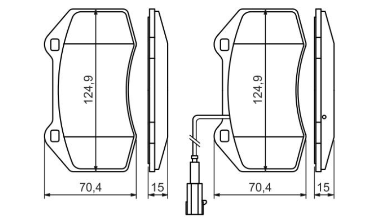 Гальмівні колодки дискові 0986494228 - зображення 2