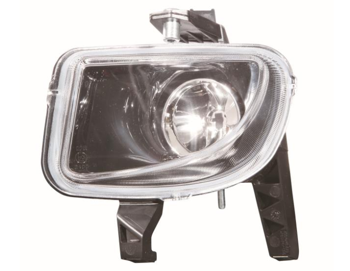 Фара противотум. лів H1 с черной рамкой [DEPO]