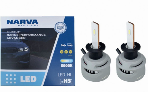 лампа LED H3 12V-24V RPA 6500K 19W NARVA