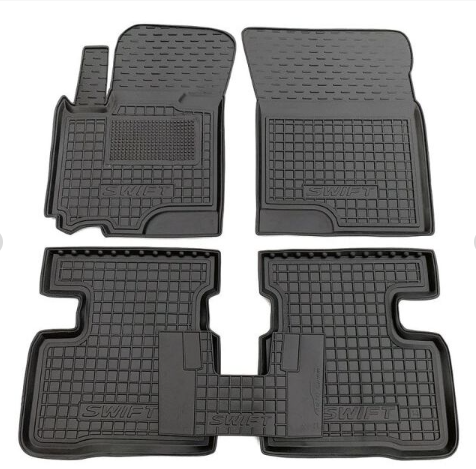 коврики салона Suzuki Swift 2012-> борт 2,5см, с перемычкой